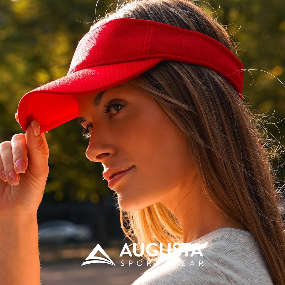 Women's Athletic Mesh Visor - Stylish Sun Hat for Golf, Running, and Outdoor Act - Picture 8 of 8
